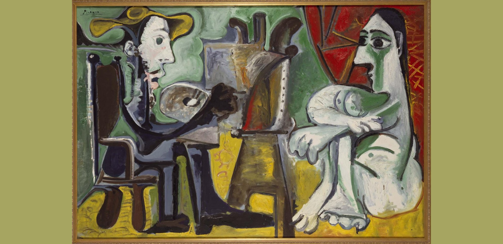 Œuvre de la semaine : Le peintre et le modèle, 1963 | Picasso